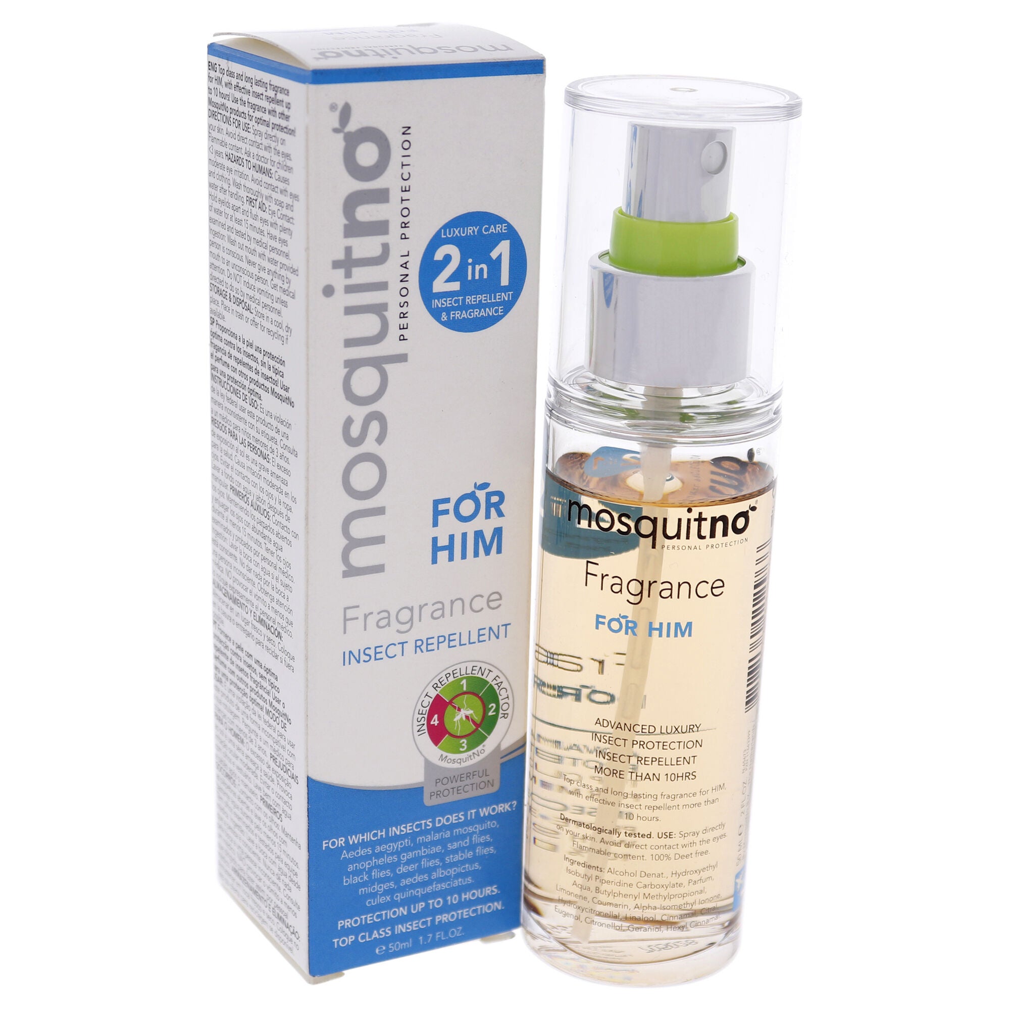 Mosquitno Fragrance For Him by Mosquitno for Men - 1.7 oz Body Spray, , alternate image number 7