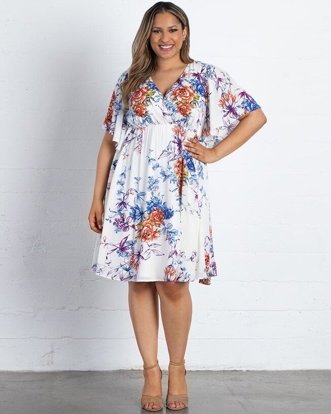 Florence Flutter Sleeve Dress, , alternate image number 4