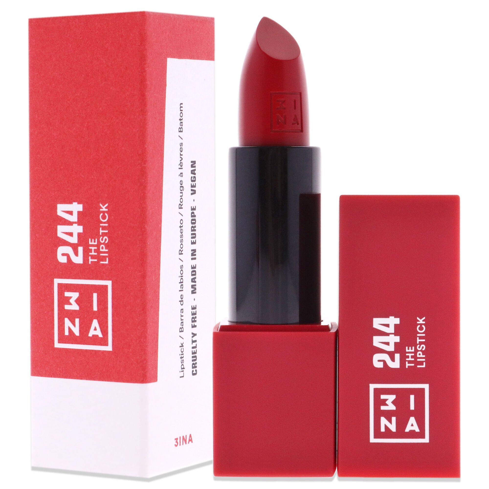 The Lipstick - 244 True Red by 3INA for Women - 0.16 oz Lipstick, , alternate image number 7