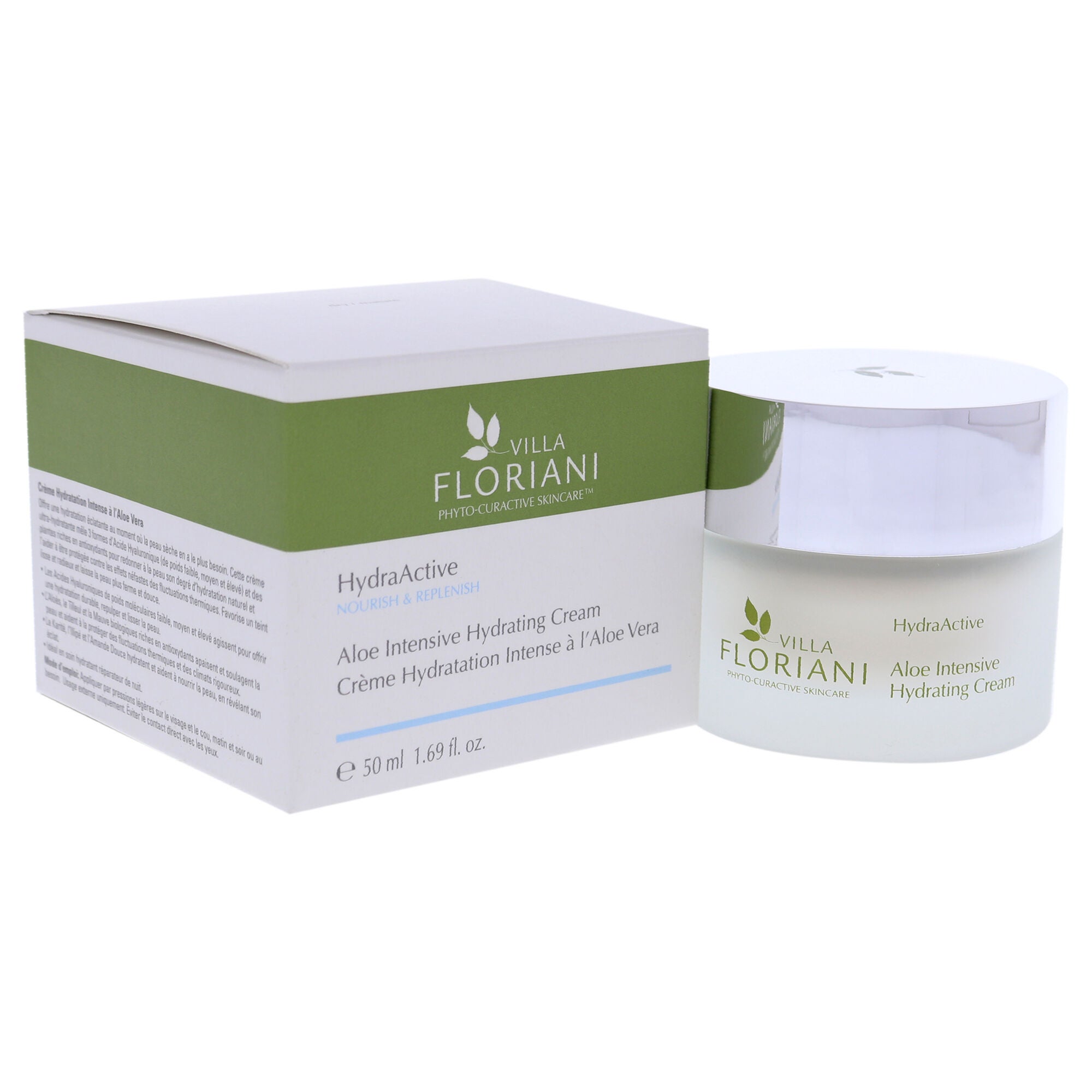 Intensive Hydrating Cream - Aloe by Villa Floriani for Women - 1.69 oz Cream, See Description, alternate image number 1