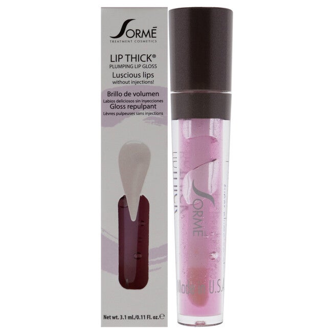 Lip Thick Plumping Lip Gloss - Clear by Sorme Cosmetics for Women - 0.11 oz Lip Gloss, See Description, hi-res image number 0