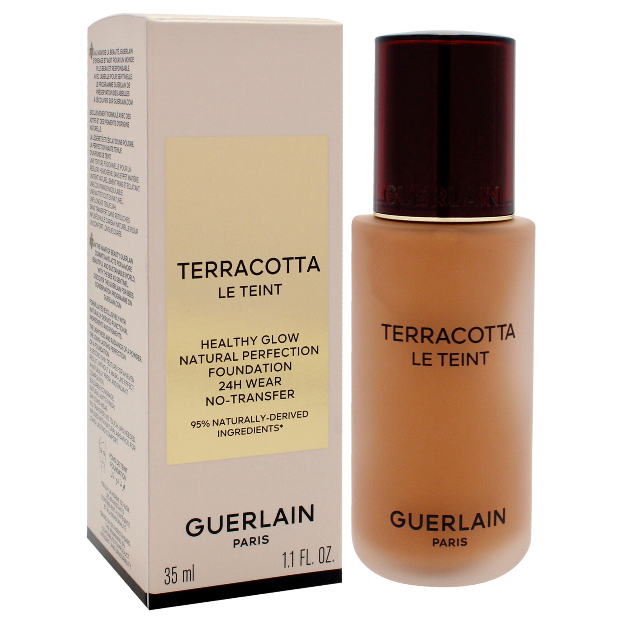 Terracotta Le Teint 24H Wear No-Transfer Foundation - 5N Neutral by Guerlain for Women - 1.1 oz Foundation, See Description, alternate image number 1