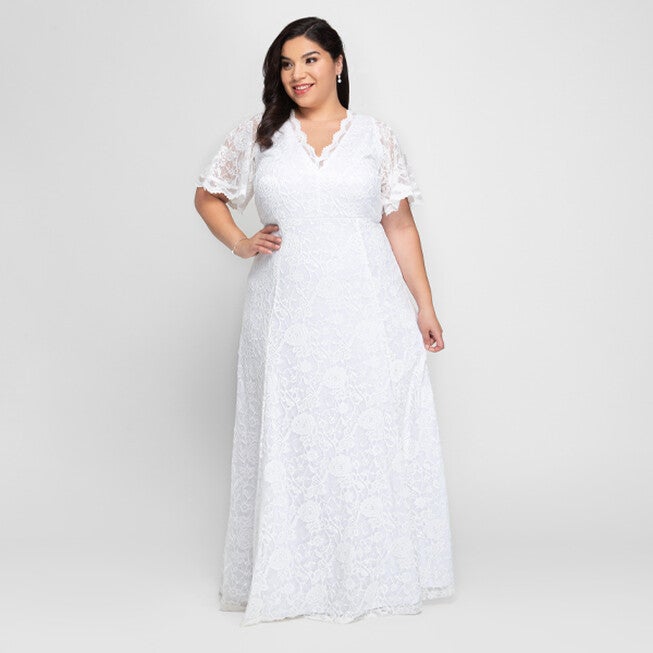 Blissful Lace Wedding Gown, , alternate image number 12