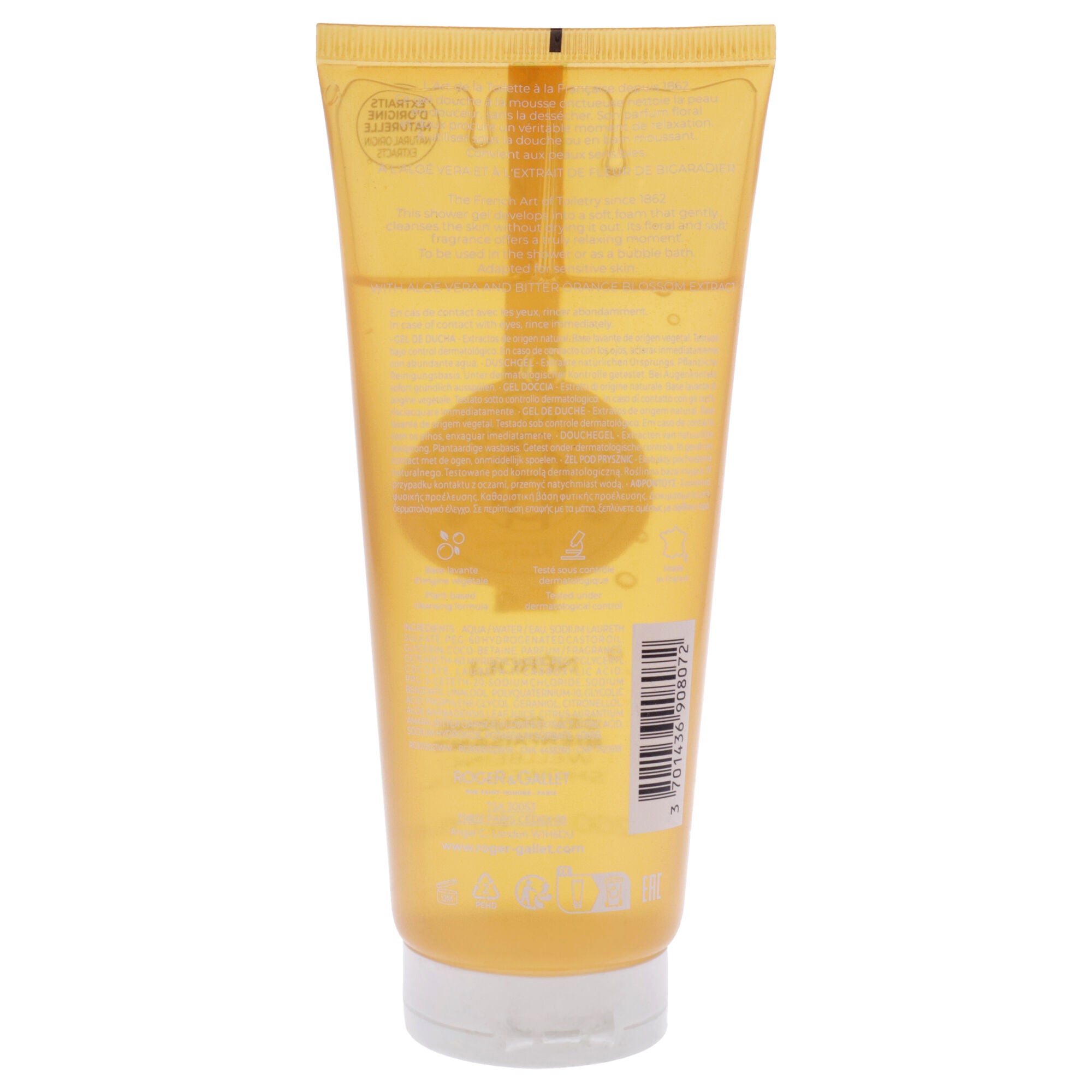 Wellbeing Shower Gel - Neroli by Roger & Gallet for Unisex - 6.7 oz Shower Gel, , alternate image number 3