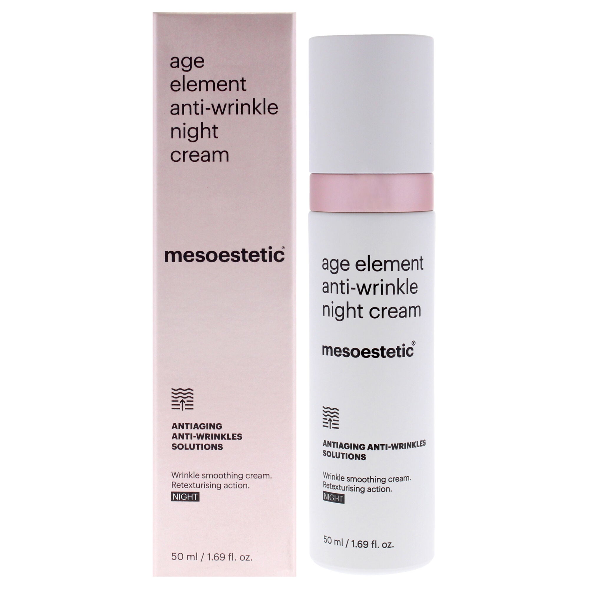 Age Element Anti Wrinkle Night Cream by Mesoestetic for Unisex - 1.69 oz Cream, See Description, hi-res image number 0