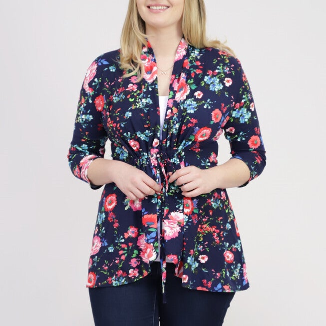 Lori Print Cardigan, , alternate image number null