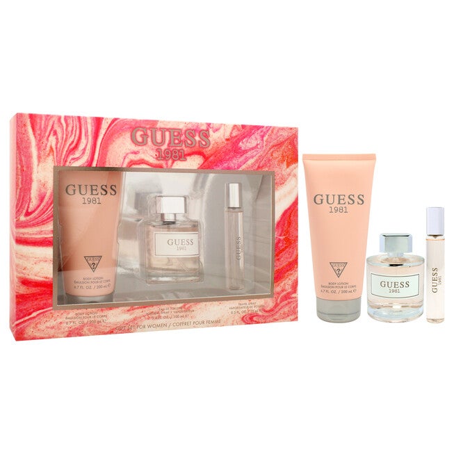 Guess 1981 by Guess for Women - 3 Pc Gift Set 3.4oz EDT Spray, 0.5oz Travel Spray, 6.7oz Body Lotion, See Description, alternate image number 2