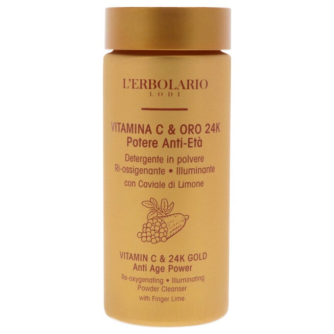 Victamin C And 24K Gold Anti-Age Power by LErbolario for Women - 1.23 oz Cleanser, See Description, alternate image number 4