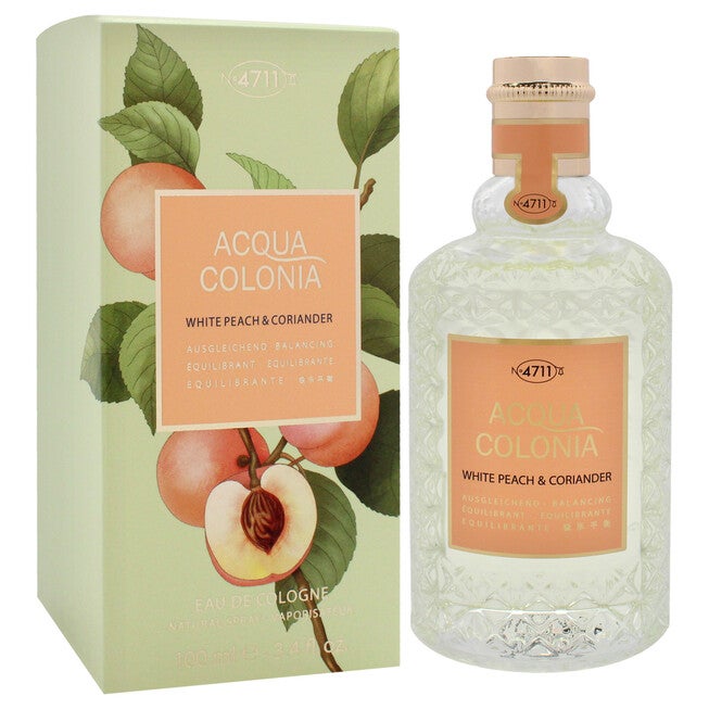 4711 Acqua Colonia - White Peach and Coriander by Muelhens for Unisex - 3.4 oz EDC Spray, See Description, alternate image number 2