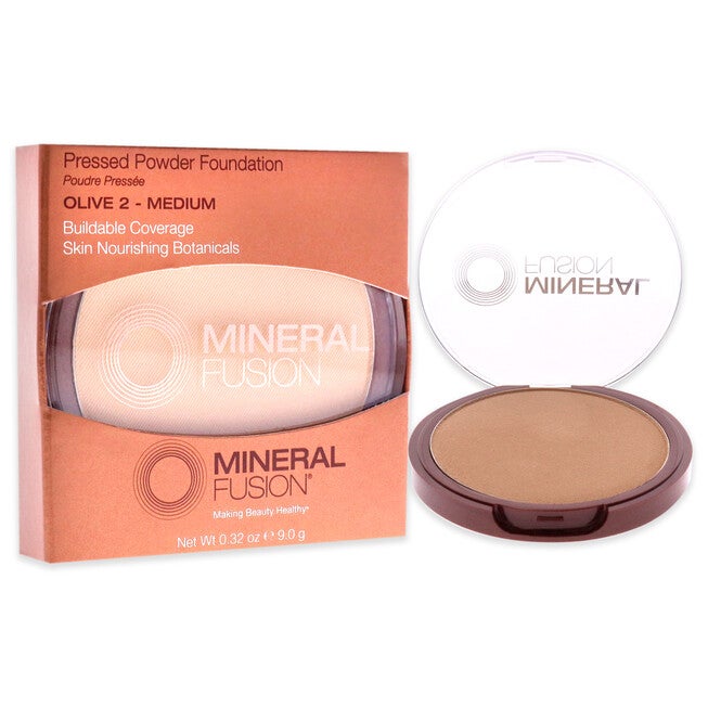Pressed Powder Foundation - 02 Olive by Mineral Fusion for Women - 0.32 oz Foundation, See Description, alternate image number 2