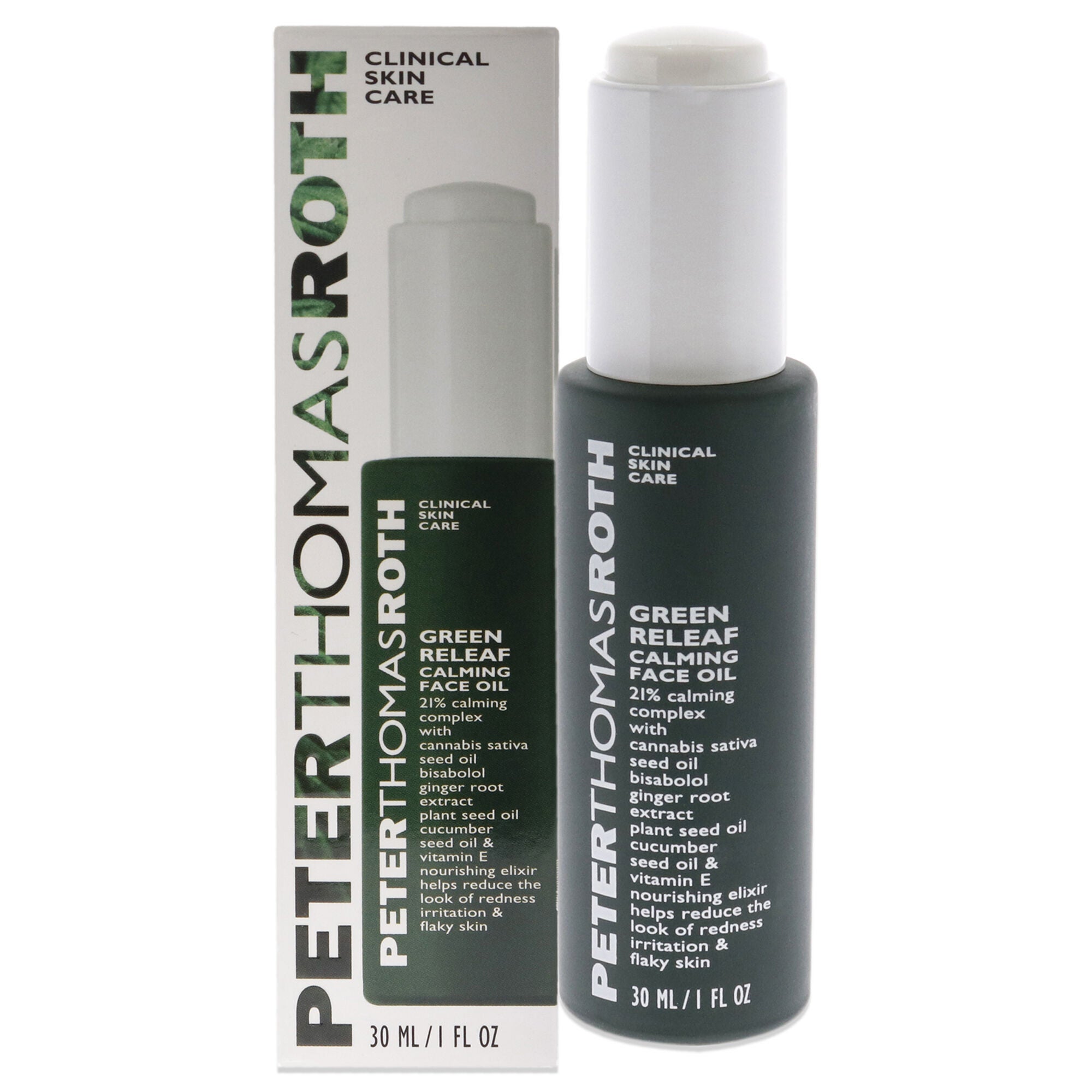 Green Releaf Calming Face Oil by Peter Thomas Roth for Women - 1 oz Oil, See Description, hi-res image number 0