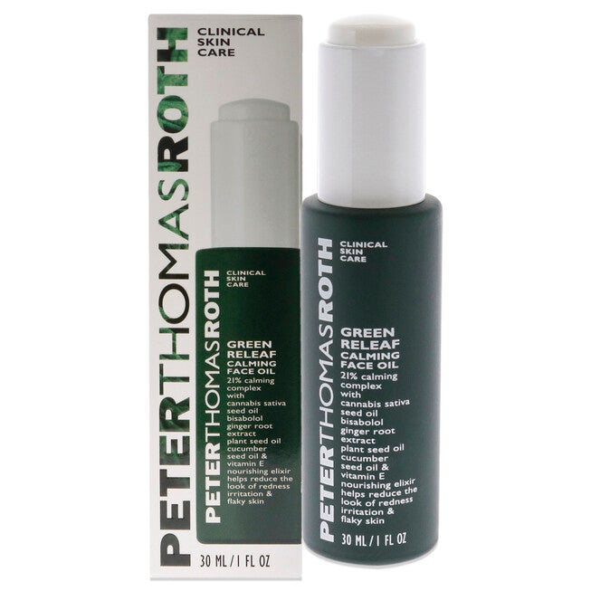 Green Releaf Calming Face Oil by Peter Thomas Roth for Women - 1 oz Oil, See Description, hi-res image number 0