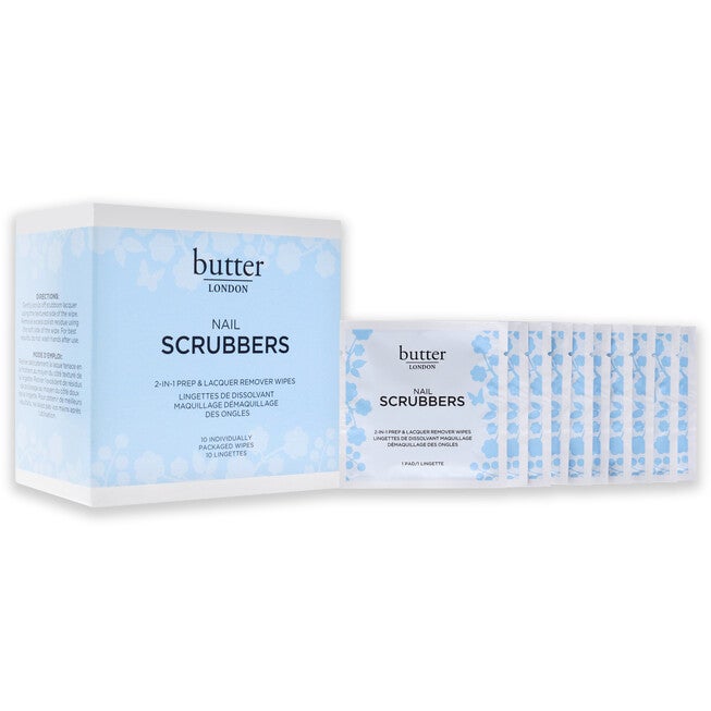 Nail Scrubbers by Butter London for Women - 10 Pc Wipes, See Description, alternate image number 2