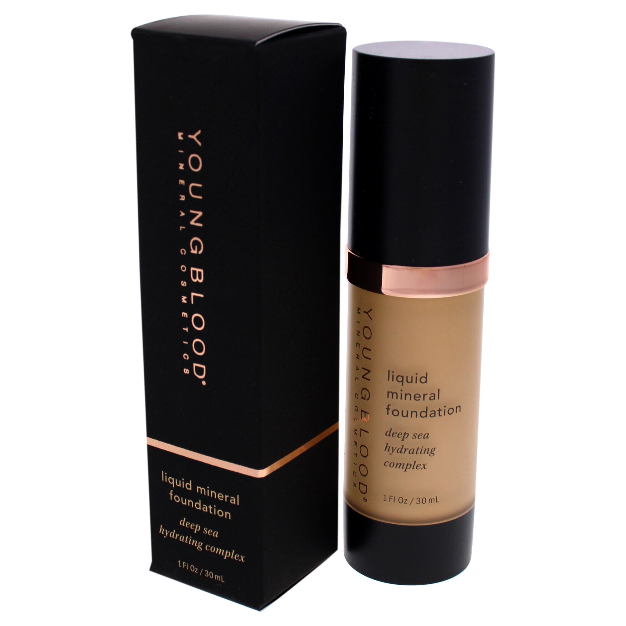 Liquid Mineral Foundation - Sand by Youngblood for Women - 1 oz Foundation, See Description, alternate image number 3