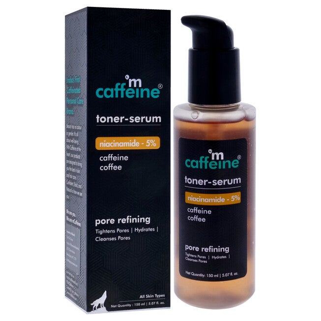 Toner-Serum Niacinamide 5 Percent Caffeine Coffee Pore Refining - All Skin Types by mCaffeine for Unisex - 5.07 oz Serum, See Description, alternate image number 1