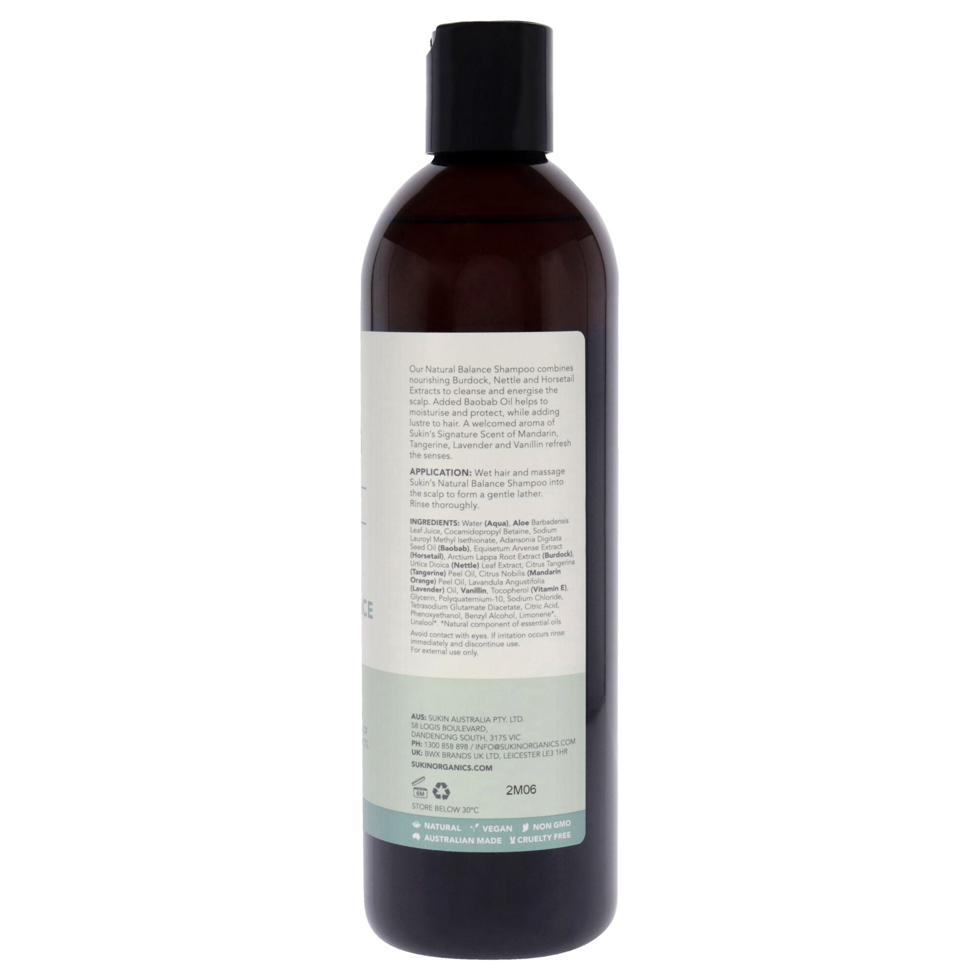 Natural Balance Shampoo by Sukin for Women - 16.9 oz Shampoo, , alternate image number 2