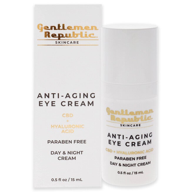 Anti-Aging Eye Cream by Gentlemen Republic for Men - 0.5 oz Cream, See Description, hi-res image number 0