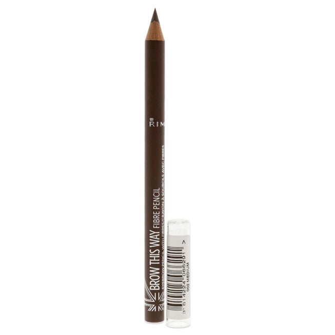 Brow This Way Fiber Pencil - 022 Medium by Rimmel London for Women - 0.038 oz Eyebrow Pencil, , alternate image number 4