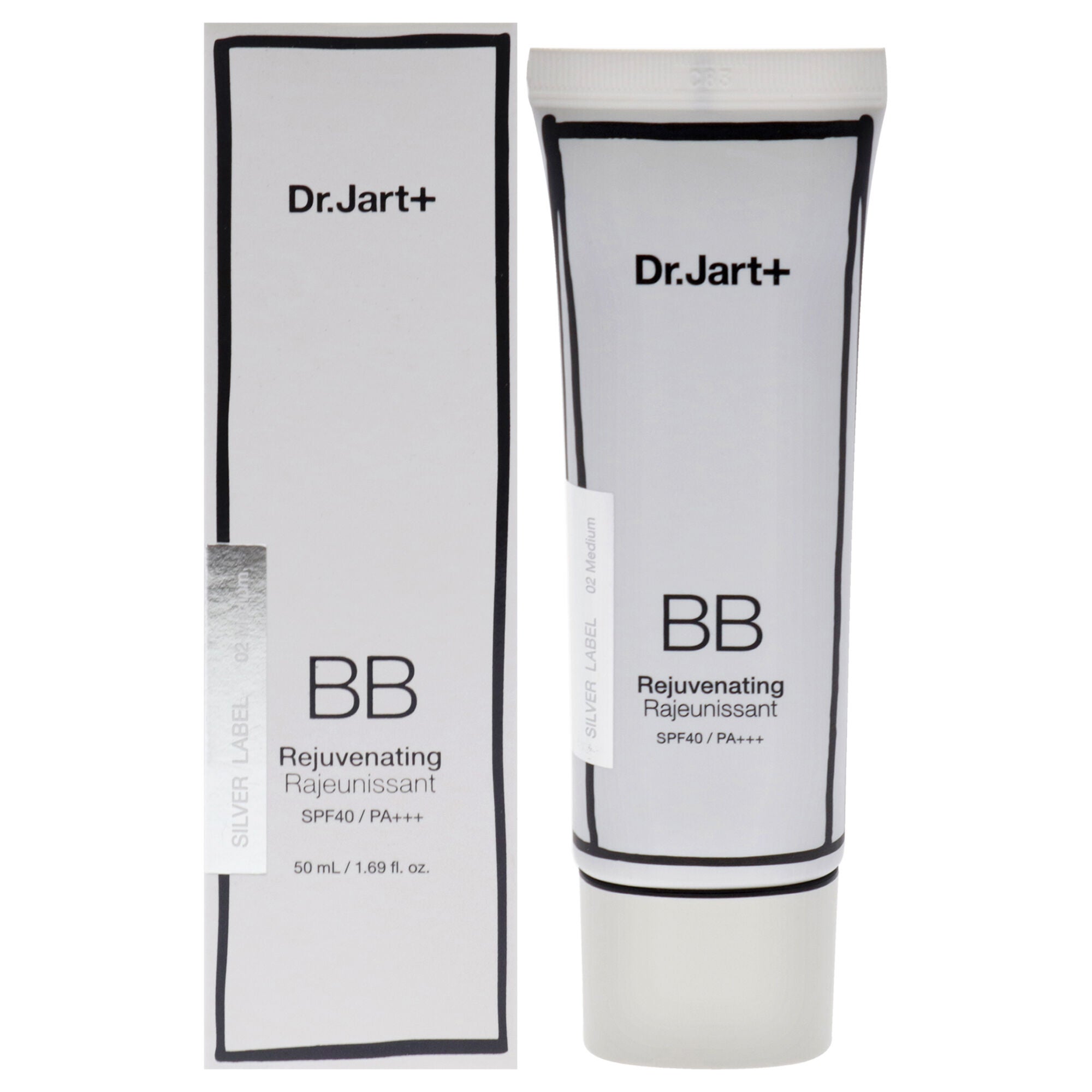 BB Rejuvenating SPF 40 PA Plus - 02 Medium by Dr. Jart+ for Women - 1.69 oz Makeup, See Description, hi-res image number 0