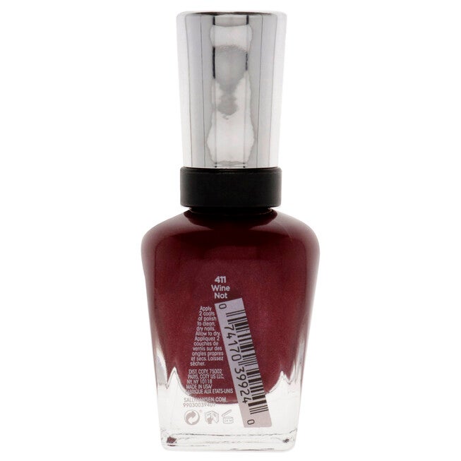 Complete Salon Manicure - 411 Wine Not by Sally Hansen for Women - 0.5 oz Nail Polish, See Description, alternate image number 2