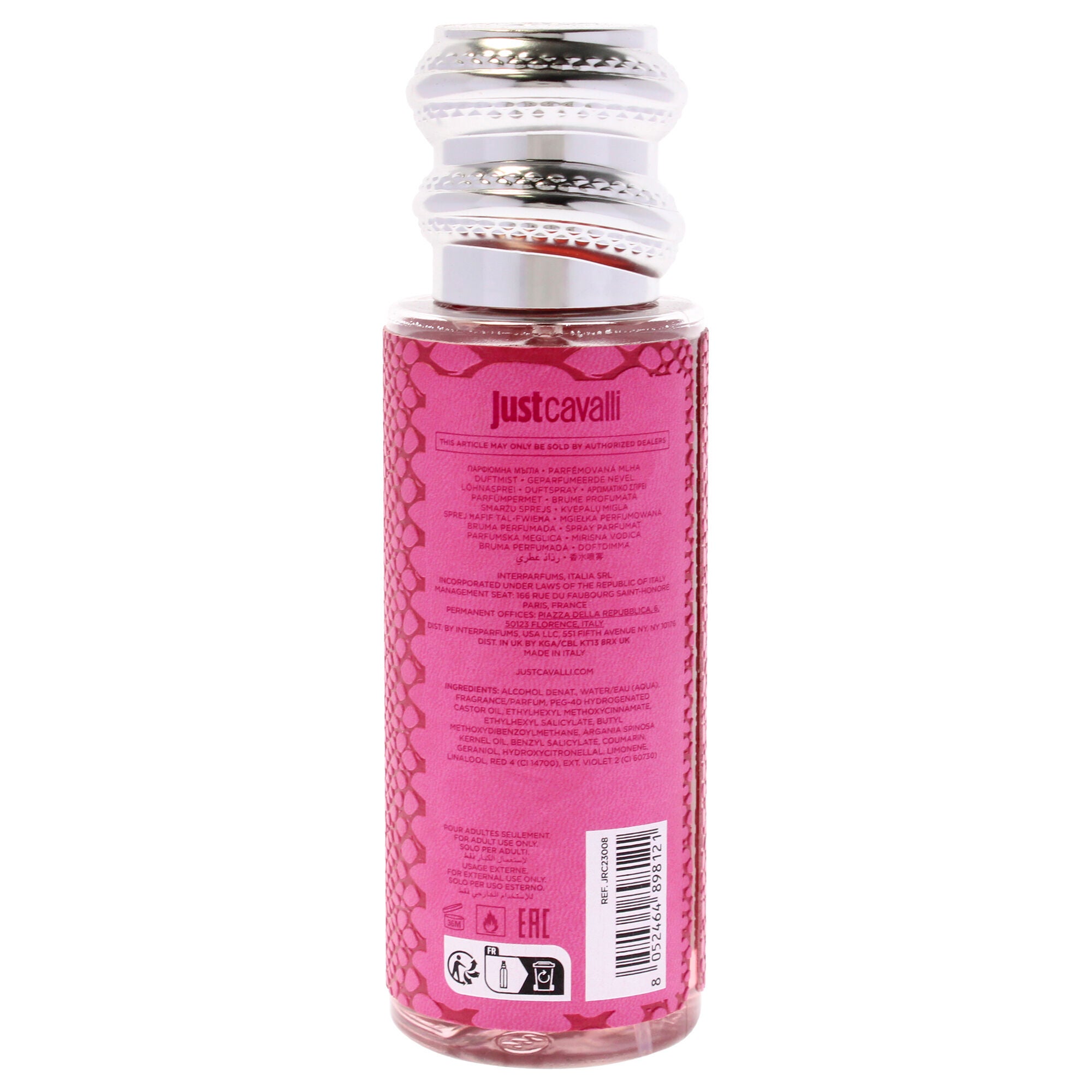 Just Cavalli Hair and Body Mist - Bold Blossom by Roberto Cavalli for Women - 8.4 oz Body Mist, Clear, alternate image number 1