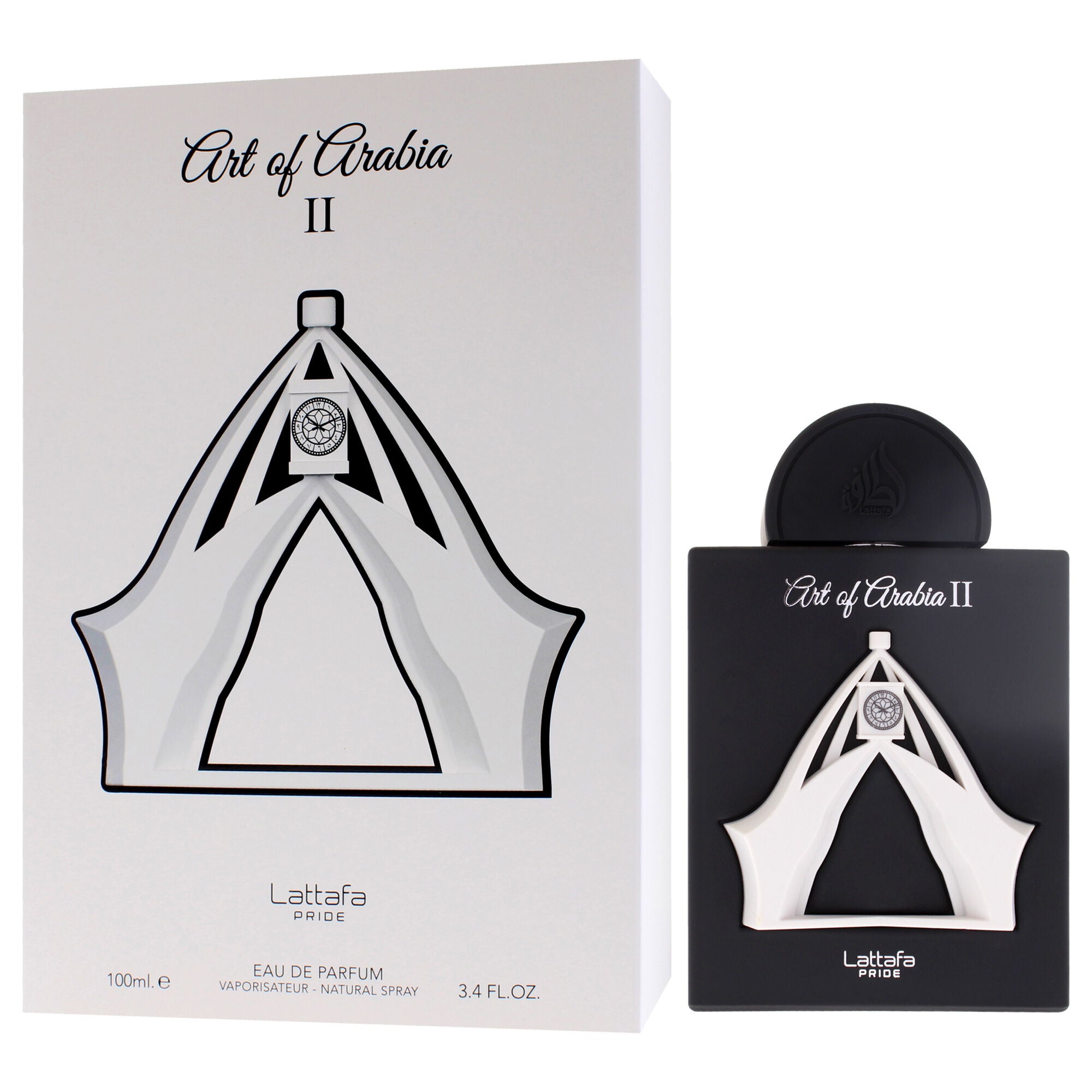 Pride - Art Of Arabia II by Lattafa for Unisex - 3.4 oz EDP Spray, Clear, alternate image number 3