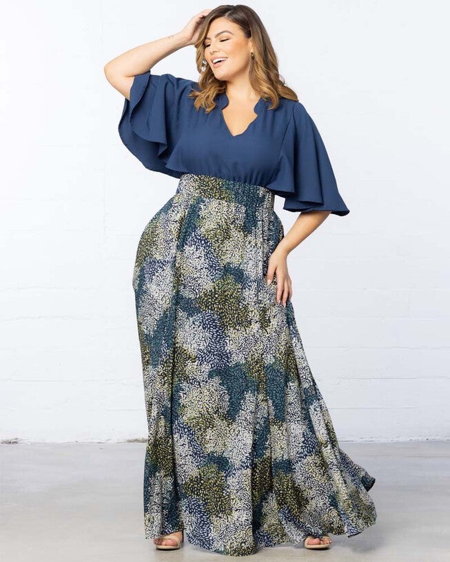 Avisa A-Line Evening Gown, , alternate image number null