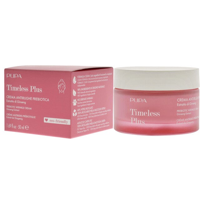 Timeless Plus Prebiotic Wrinkle Cream by Pupa Milano for Women - 1.69 oz Cream, , alternate image number 7