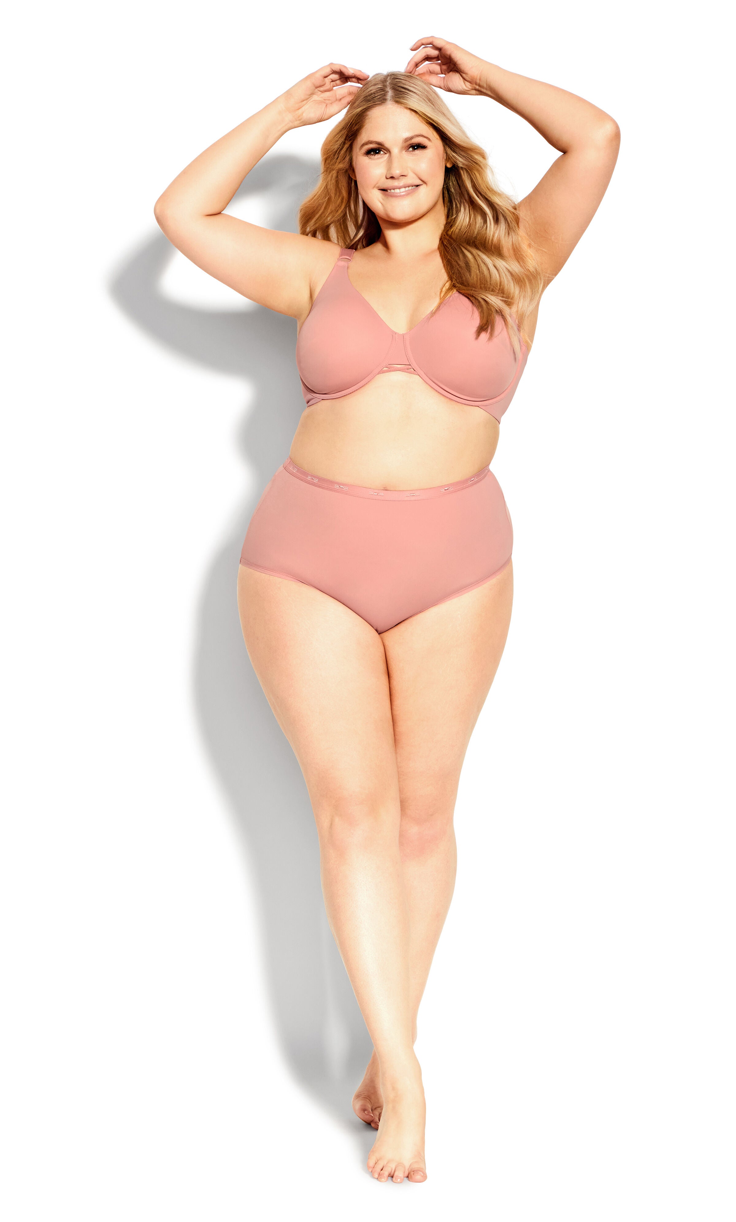 Fashion Microfiber Full Brief - rose, , alternate image number 1