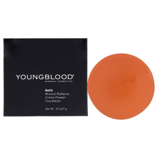 Mineral Radiance Creme Powder Foundation - Rose Beige by Youngblood for Women - 0.25 oz Foundation(Refill), See Description, hi-res image number 0