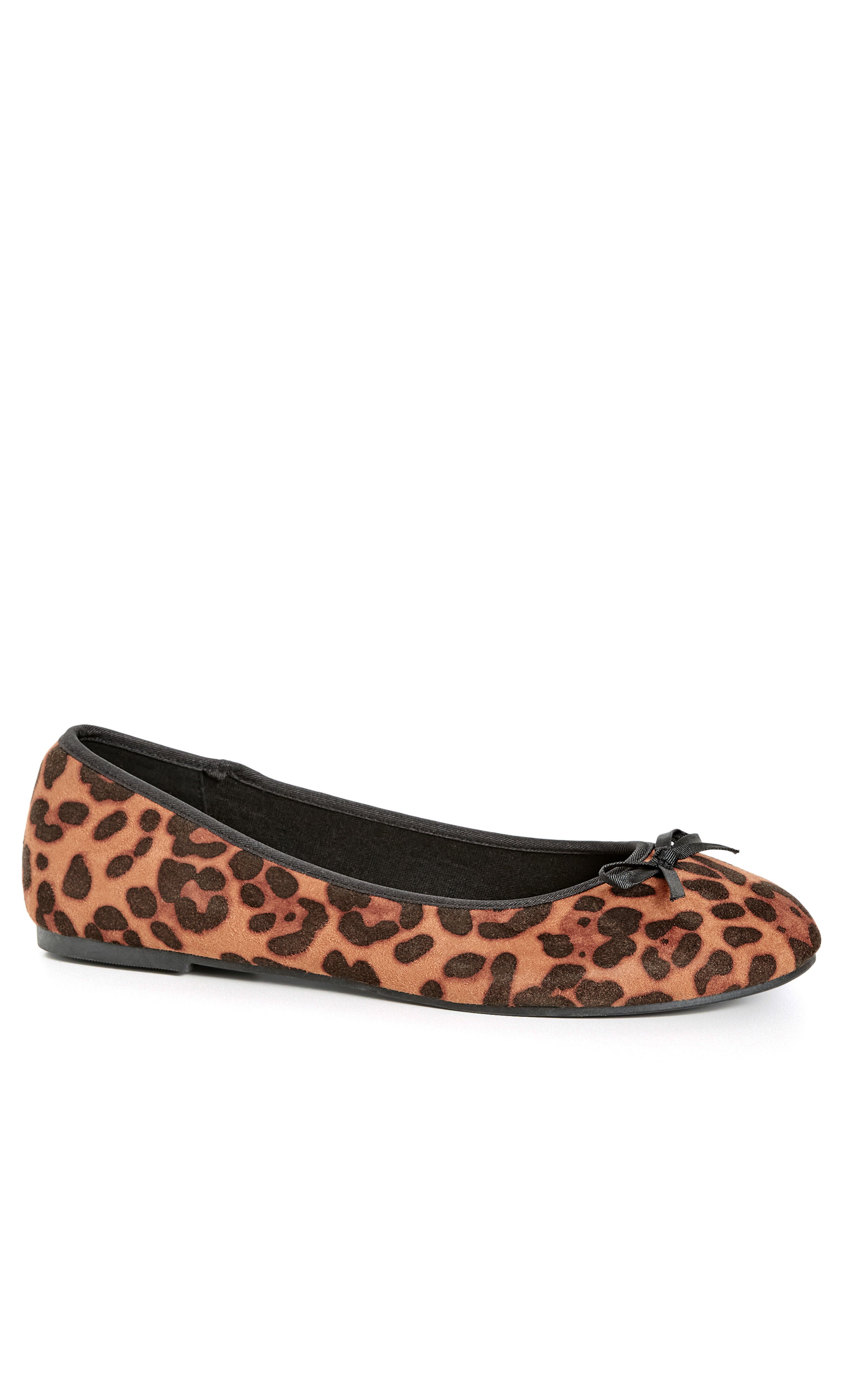 WIDE FIT Leopard Ballet Flat - animal print, , alternate image number 1