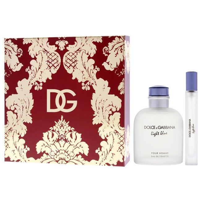 Light Blue by Dolce and Gabbana for Men - 2 Pc Gift Set 4.2oz EDT Spray, 0.33oz EDT Spray, See Description, alternate image number 3