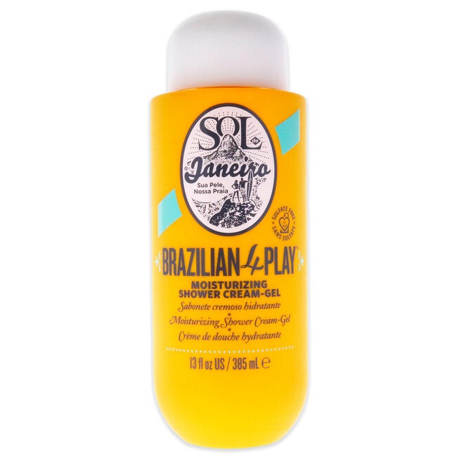 Brazilian 4 Play Moisturizing Shower Cream Gel by Sol de Janeiro for Unisex - 13 oz Shower Gel, , alternate image number 2