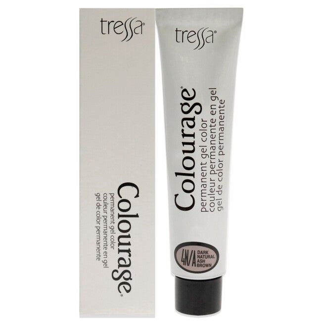 Colourage Permanent Gel Color - 4NA Dark Natural Ash Brown by Tressa for Unisex - 2 oz Hair Color, See Description, hi-res image number 0