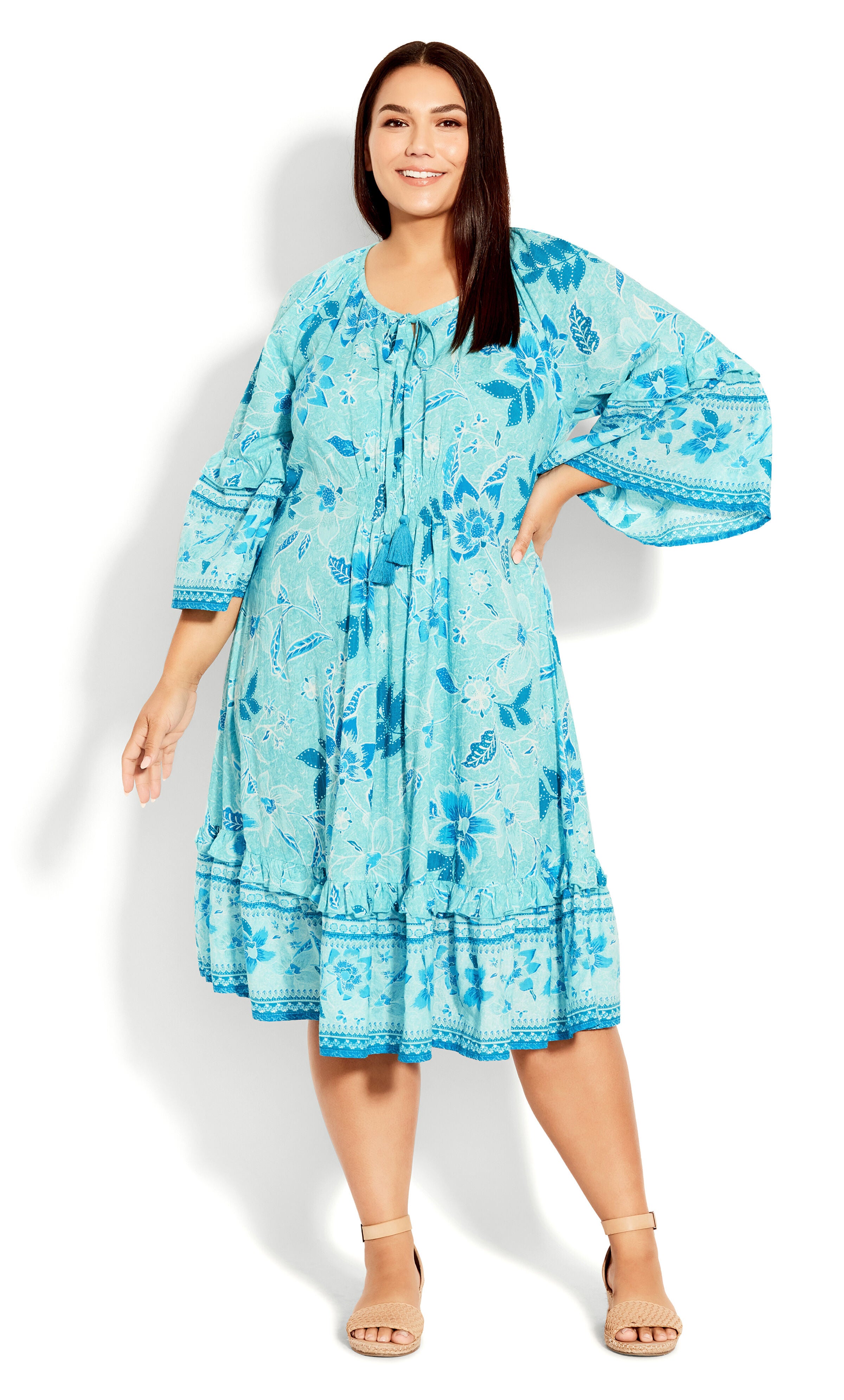 Kara Crush Dress - blue, Blue, hi-res image number 0