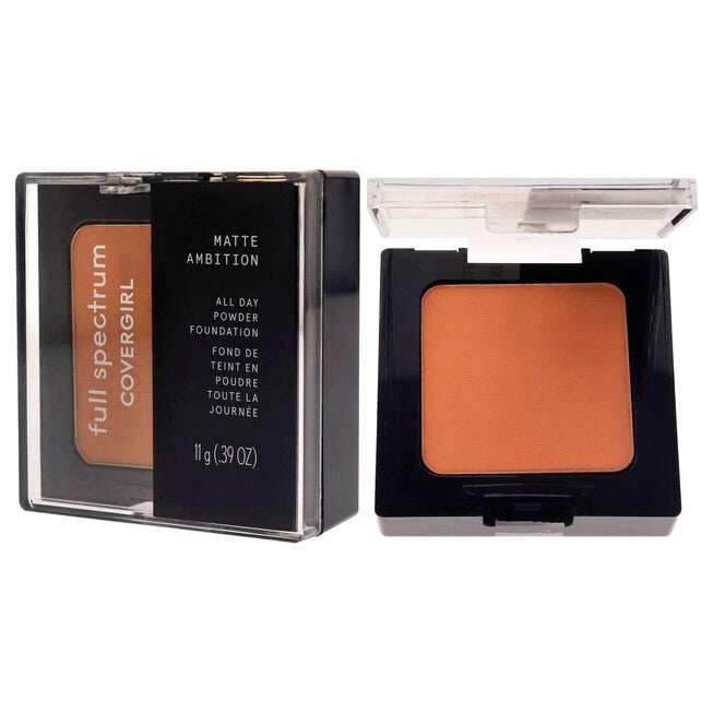 Matte Ambition All Day Powder Foundation - Deep Natural 1 by CoverGirl for Women - 0.39 oz Powder, , alternate image number 8