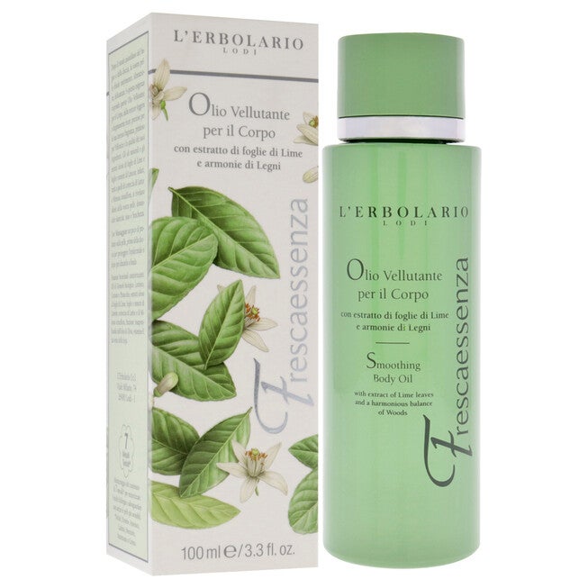 Smoothing Body Oil - Frescaessenza by LErbolario for Unisex - 3.3 oz Oil, See Description, alternate image number 1