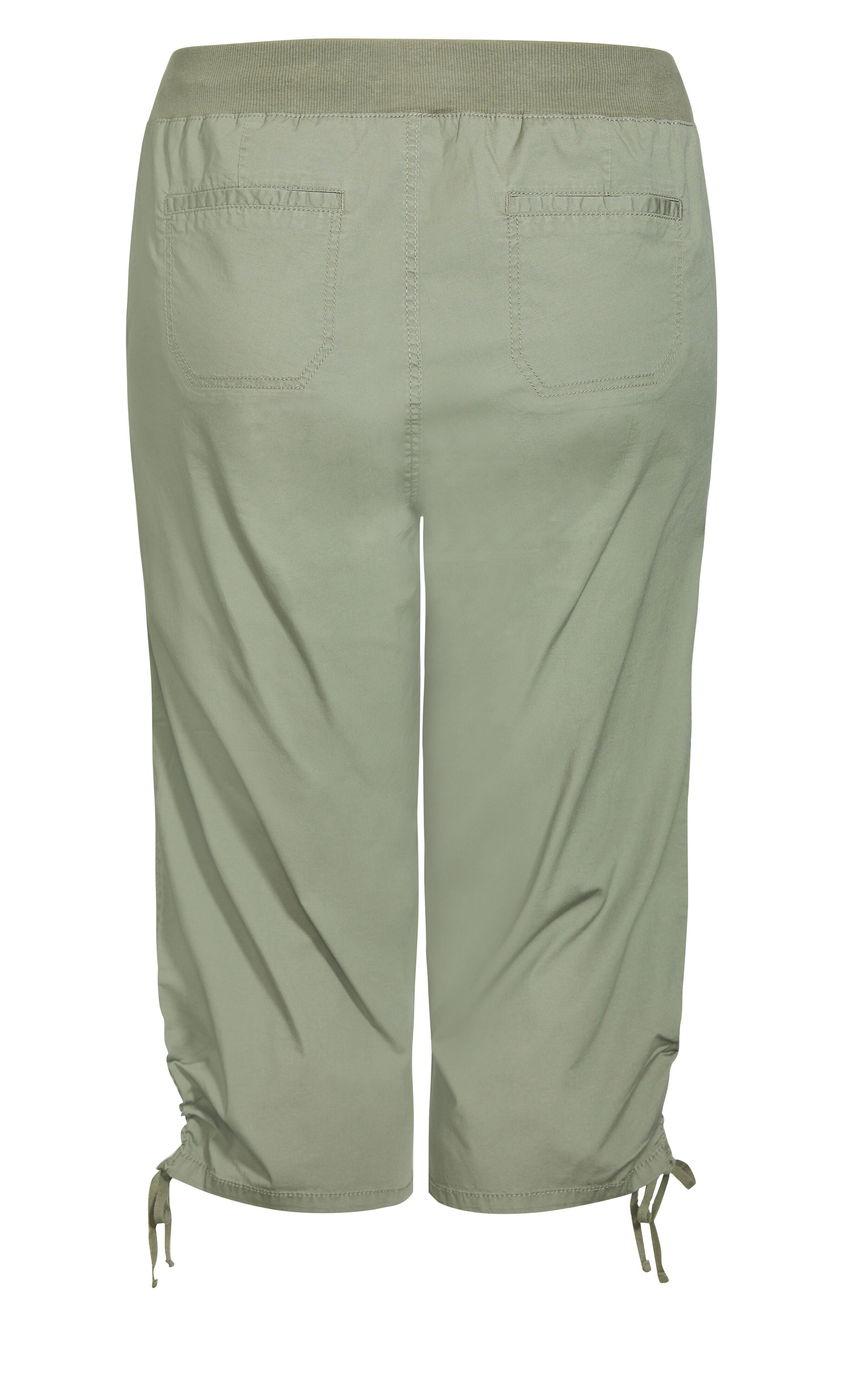 Cotton Cinch Capri - khaki, , alternate image number 6