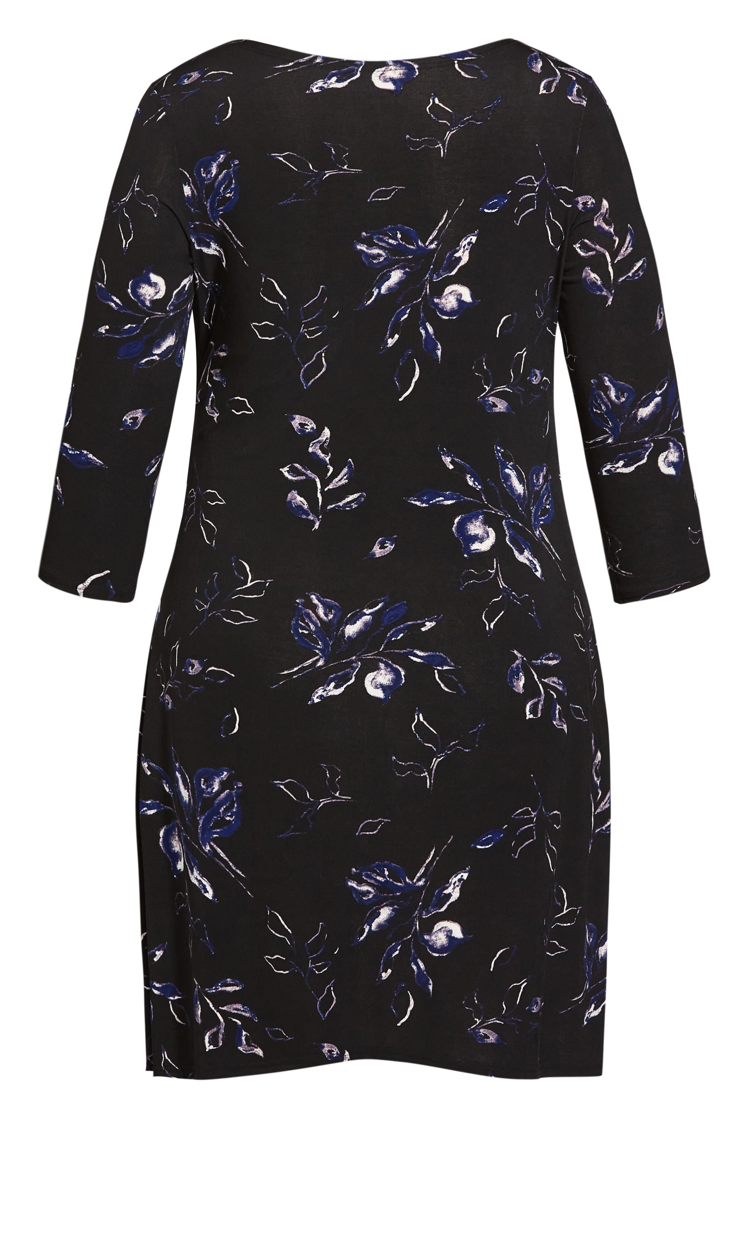 Darna Wrap Dress - black floral, , alternate image number 3