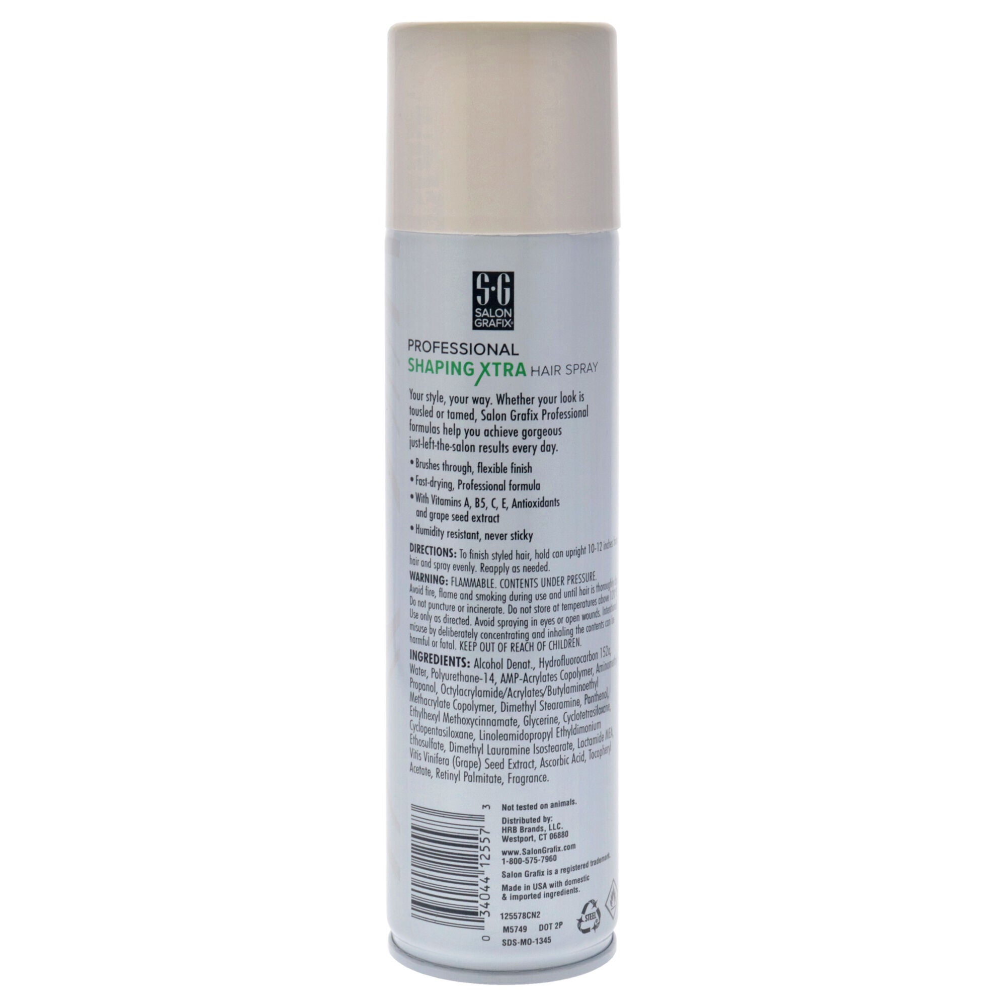 Shaping Hair Spray - Extra Super Hold by Salon Grafix for Unisex - 10 oz Hair Spray, See Description, alternate image number 1