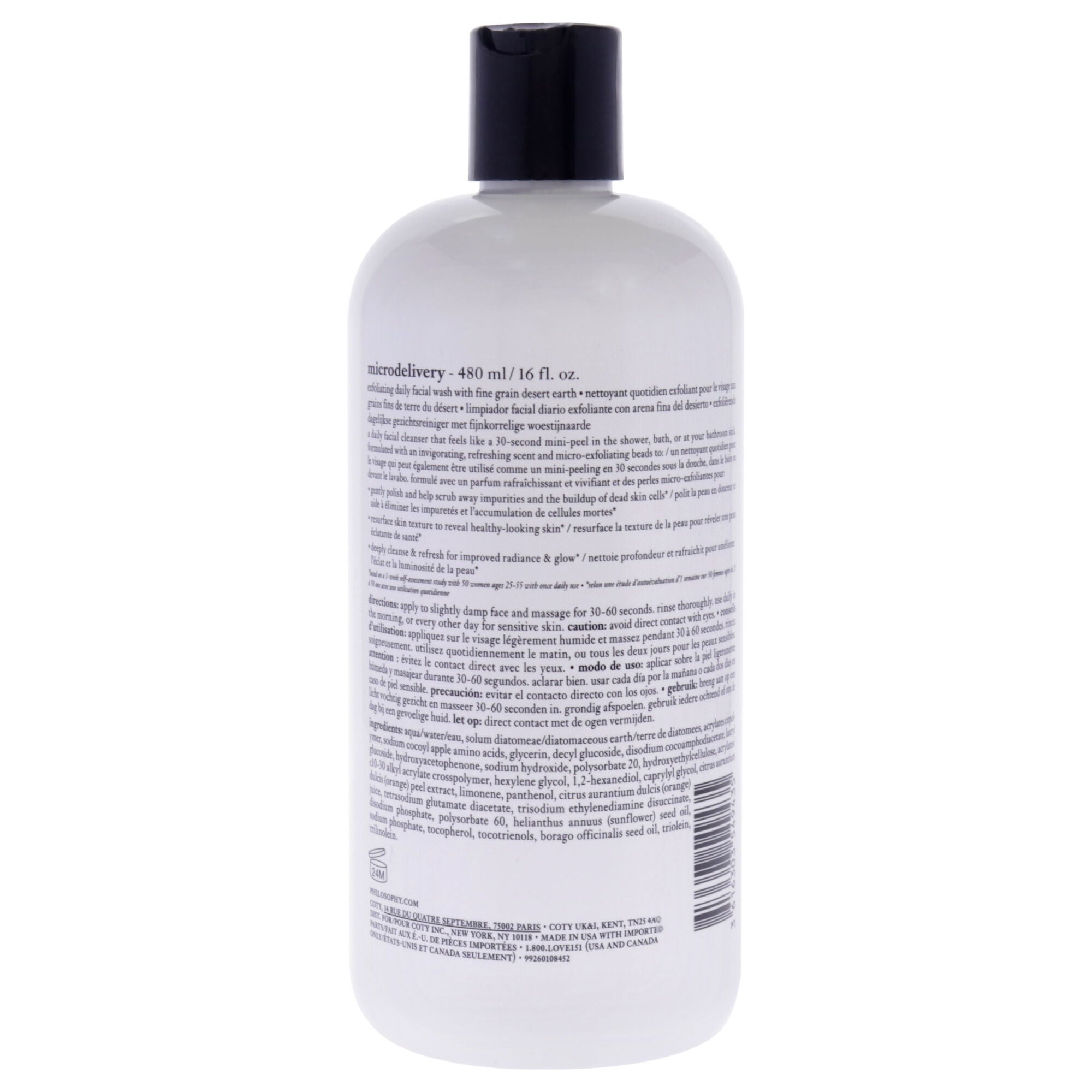 Microdelivery Exfoliating Facial Wash by Philosophy for Unisex - 16 oz Cleanser, , alternate image number 3