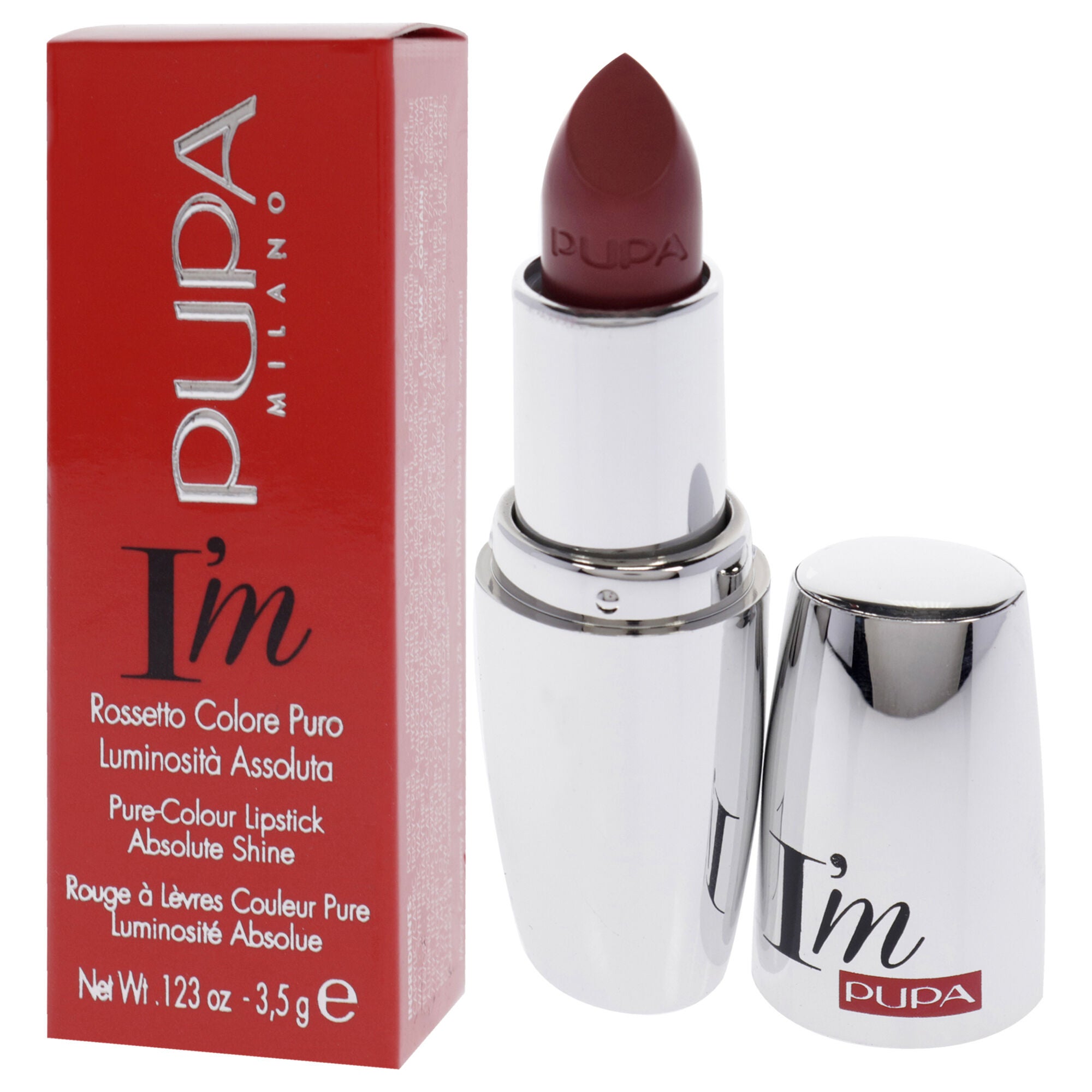 I Am Pure-Colour Lipstick - 215 Vintage Apricot by Pupa Milano for Women - 0.123 oz Lipstick, See Description, alternate image number 3