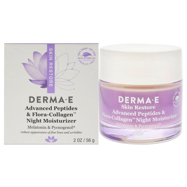 Advanced Peptides and Flora-Collagen Night Moisturizer by Derma-E for Unisex - 2 oz Moisturizer, , alternate image number 1