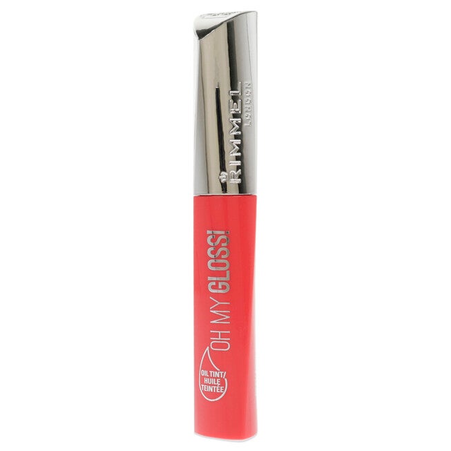 Oh My Gloss Oil Tint - 400 Contemporary Coral by Rimmel London for Women - 0.21 oz Lip Gloss, See Description, hi-res image number 0