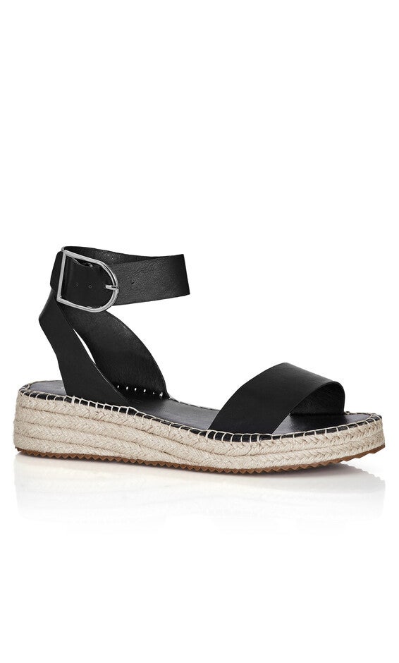WIDE FIT Melody Platform - black, Black, hi-res image number 0