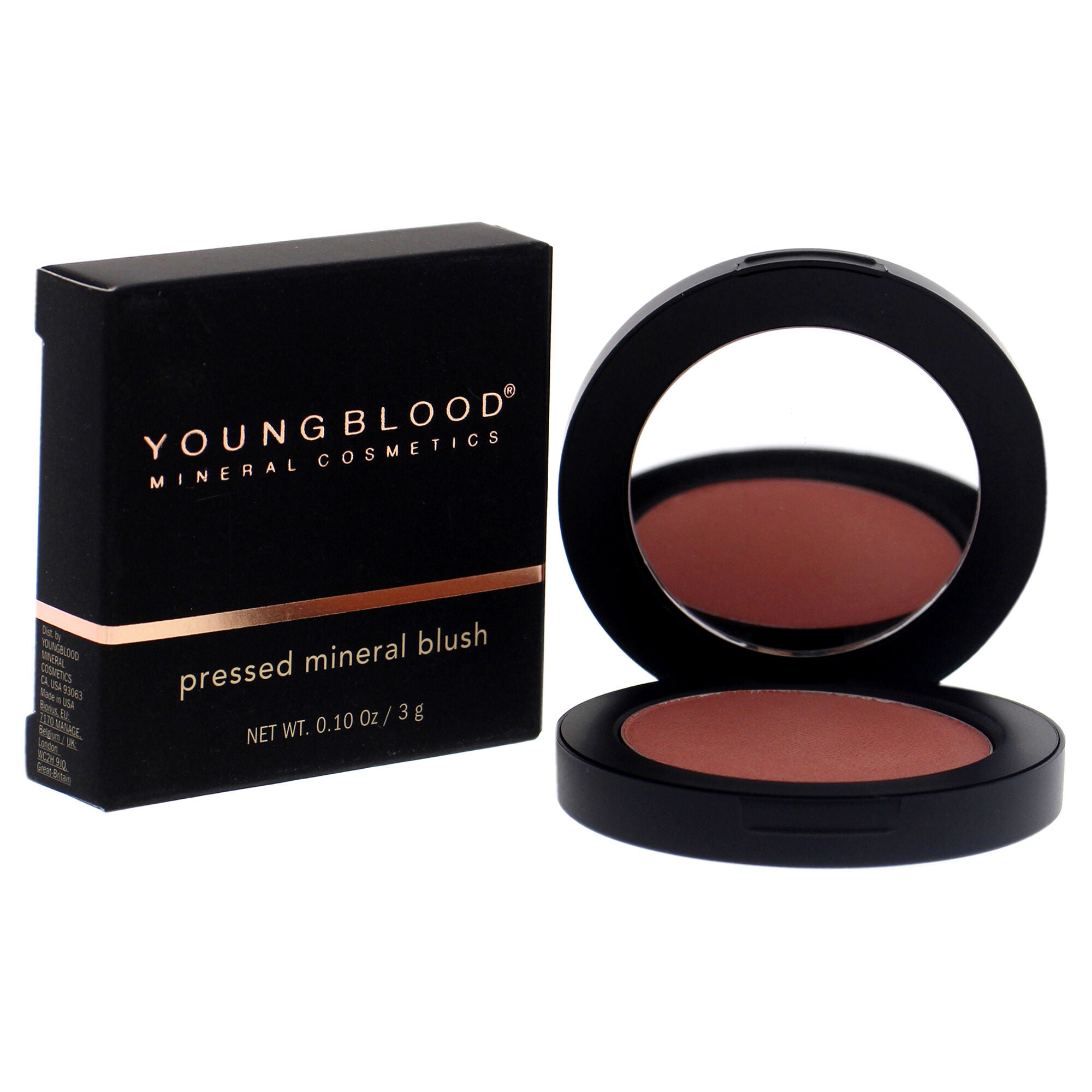 Pressed Mineral Blush - Blossom by Youngblood for Women - 0.10 oz Blush, , alternate image number 7
