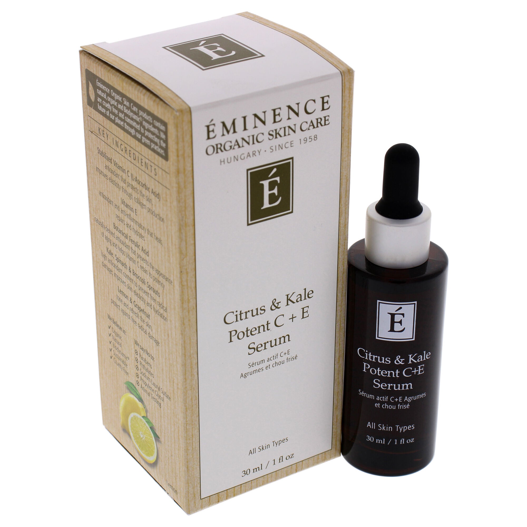 Citrus and Kale Potent C Plus E Serum by Eminence for Unisex - 1 oz Serum, See Description, alternate image number 3