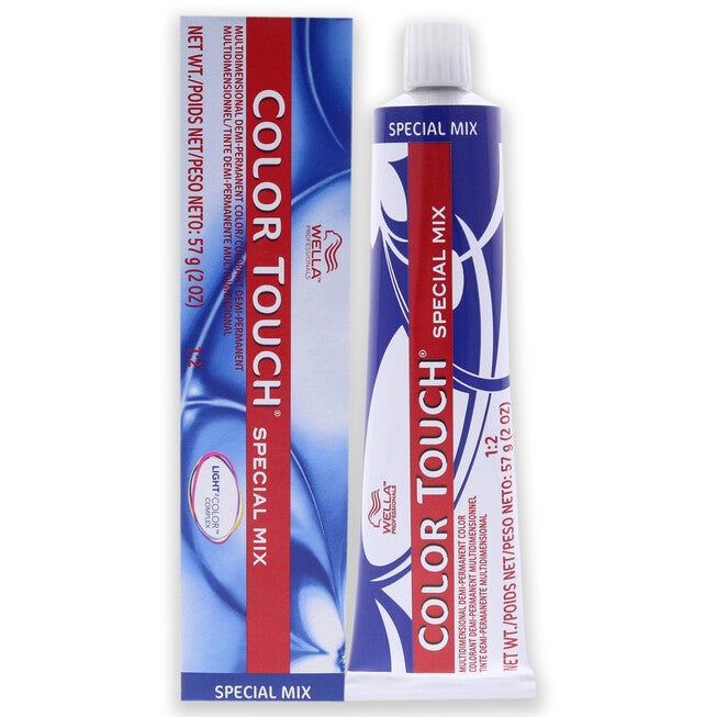 Color Touch Special Mix Demi-Permanent Color - 0 45 Red Red-Violet by Wella for Unisex - 2 oz Hair Color, See Description, hi-res image number 0