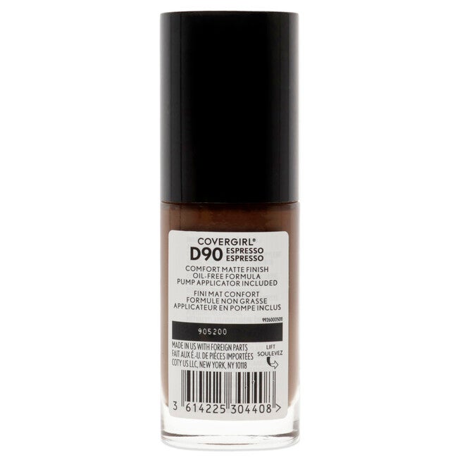 TruBlend Matte Made Foundation - D90 Espresso by CoverGirl for Women - 1 oz Foundation, See Description, alternate image number 2