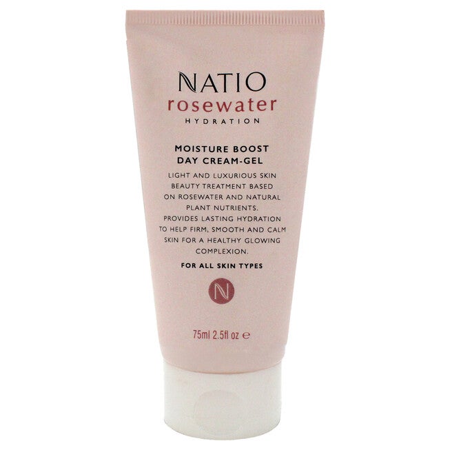 Rosewater Moisture Boost Day Cream-Gel by Natio for Women - 2.5 oz Cream, See Description, hi-res image number 0